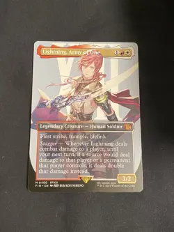 Lightning, Army of One 400 Mythic Regular Final Fantasy Magic The Gathering MTG - Image 3