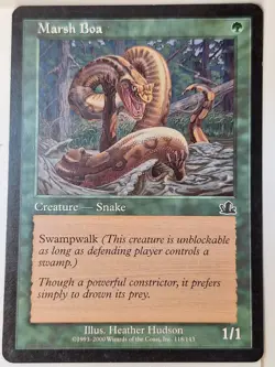 Marsh Boa - Prophecy - Magic the Gathering MTG Nice! - Image 1