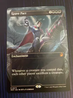 MTG MagicGrave Pact Anime Borderless Wilds of Eldraine Enchanting Tales Mythic - Image 1