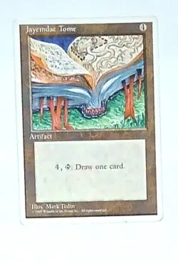 Magic the Gathering * MTG * 1 X Jayemdae Tome * 4th Fourth * LP - Image 1