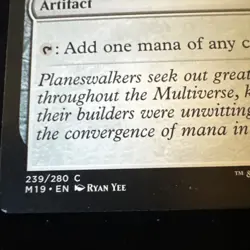 MTG Magic the Gathering Manalith (239/339) Core Set 2019 LP - Image 2