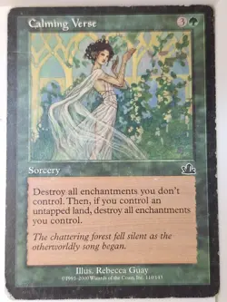 Calming Verse - Prophecy - Magic the Gathering MTG Nice! - Image 1