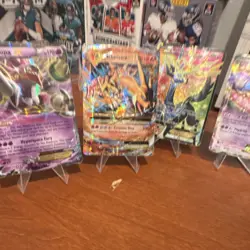 Pokemon TCG 10-Card Holo Ultra Rare Lot damaged - Image 2