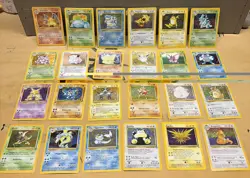 Pokemon Original 151 1999 Complete Card Set 1st Gen HP-MP 24 Holos Charizard - Image 2