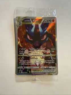 Lucario VSTAR SWSH291 SWSH: Sword & Shield Promo Cards Holo Sealed - Image 1