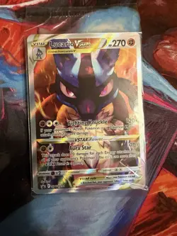 Lucario VSTAR SWSH291 SWSH: Sword & Shield Promo Card Holo Sealed NM - Image 1