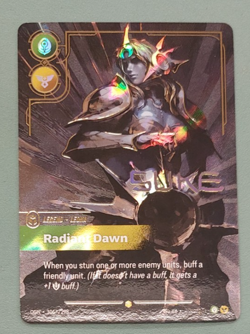 Leona Radiant Dawn Signature Riftbound League of Legends TCG Card 306*/298 NM ! - Image 1