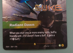 Leona Radiant Dawn Signature Riftbound League of Legends TCG Card 306*/298 NM ! - Image 2