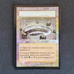 Wizards MTG Riftstone Portal Foil Judgment Land 143/143 2002 English - Image 1