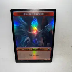 Blood // Dragon Illusion Token Innistrad Crimson Vow Magic The Gathering Foil - Image 2