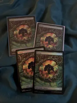 Forest (0291) Tarkir: Dragonstorm Foil Dragon Eye Foil X 4 - Image 1