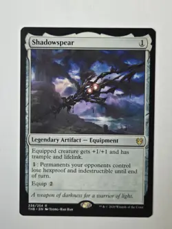 Shadowspear 236/254 Rare Theros Beyond Death THB English Regular Legendary Equip - Image 1