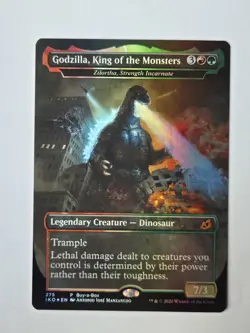 Godzilla, King of the Monsters 275 Foil Buy-A-Box Promo MTG Ikoria - Image 1