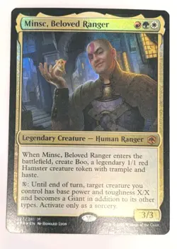 Minsc, Beloved Ranger Adventures in the Forgotten Realms Foil - MTG RARE - Image 1