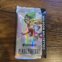 Magic the Gathering Final Fantasy Collector Booster 1 Pack Factory Sealed - Image 1