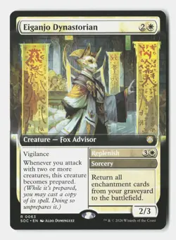 Eiganjo Dynastorian (Extended Art) 63 Commander: Secrets of Strixhaven MTG NM - Image 1