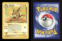 Raichu 29/62 Fossil Unlimited MP Pokemon - Image 3