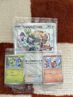 Pokemon TCG Horizons Terapagos & Friends, Sprigatito, Fuecoco Promo Cards Set - Image 1