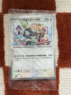 Pokemon TCG Horizons Terapagos & Friends, Sprigatito, Fuecoco Promo Cards Set - Image 2