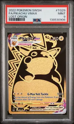 Fa/Pikachu Vmax Pokemon Sword & Shield Lost Origin TG29 PSA {{cardGame}} - Image 1
