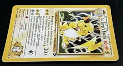 Pokemon Lt. Surge's Raichu 11/132 Holo Gym Heroes WOTC HP Creased Vintage - Image 3