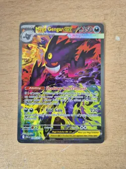 Mega Gengar ex Pokemon Ascended Heroes Special Illustration Rare 284/217 Mint - Image 1