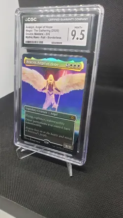 Avacyn, Angel of Hope Foil Double Masters CGC Graded 9.5 MTG English Borderless - Image 2