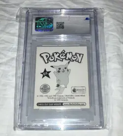 CGC 9 Slowpoke S13 Merlin Sticker Series 1 Topps Holo Vintage Pokemon - Image 2