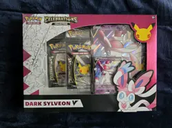 Pokemon TCG Celebrations Dark Sylveon V Collection Factory Sealed Box - Image 1