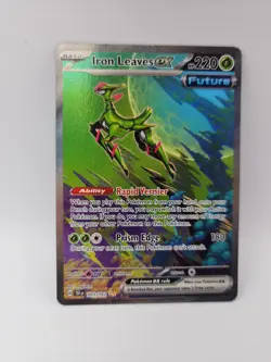 The Pokemon Company Iron Leaves ex 203/162 SV05 Temporal Forces Ultra Rare Holo - Image 1