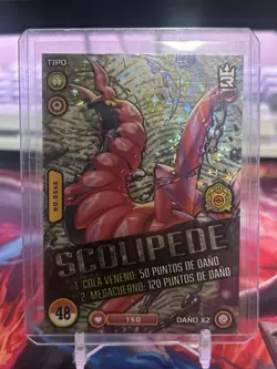 Pokemon MASTER JOURNEYS Foil 3R #E48 SCOLIPEDE Unova TCG Peru Editio 2023 NM! - Image 1