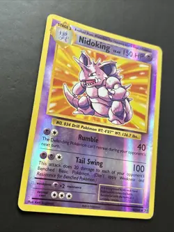 Pokemon TCG Nidoking XY Evolutions 45/108 Reverse Holo Rare MP - Image 2