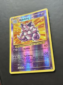 Pokemon TCG Nidoking XY Evolutions 45/108 Reverse Holo Rare MP - Image 3