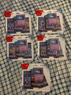 Pokemon Stellar Crown - Latias 3-Pack Booster Blister Factory Sealed - Image 1