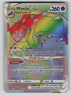 Mawile VSTAR 200/195 Silver Tempest Holo Pokemon NM - Image 1