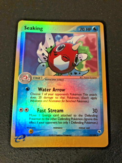 Pokemon Reverse Holo Bundle - Ralts 67/109 Seaking 21/109 -E Reader Vintage- LP - Image 3
