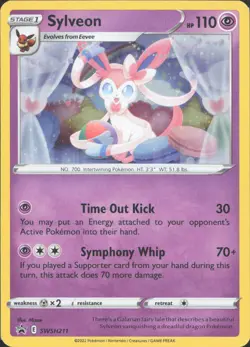 Sylveon SWSH211 Holo Promo Sword & Shield Promo Pokemon Near Mint - Image 1
