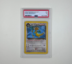 2000 Pokemon Team Rocket Dark Dragonite #22 Unlimited PSA 5 EX WOTC Non-Holo - Image 1