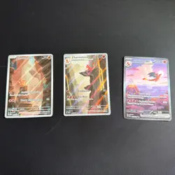 Pokemon TCG 151 Complete Set Charmander, Charmeleon, Charizard Illustration Rare - Image 1