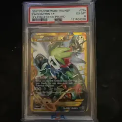 Pokemon Shaymin EX Full Art 77a/108 XY Collection Promo, English, PSA 6 EX-MT - Image 1
