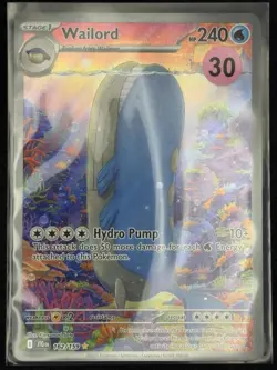 Wailord 162/159 Illustration Rare Journey Together Pokemon Near Mint - Image 3