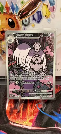 Pokemon TCG Houndstone Illustration Rare Mega Evolution 145/132 Pikachu NM Mint - Image 1