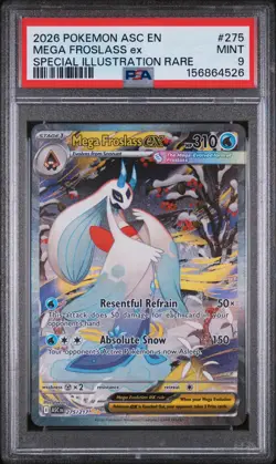 2026 Pokemon Ascended Heroes Mega Froslass EX Special Illustration Rare PSA 9 - Image 1