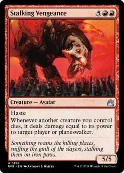 Stalking Vengeance - Near Mint MTG Ravnica Remastered - Image 1