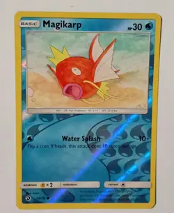 POKEMON MAGIKARP REVERSE HOLO 19/70 LIGHT PLAY 2018 - Image 1