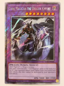 Dark Magician the Dragon Knight RA03-EN268 Platinum Secret Rare (NM) Yu-Gi-Oh - Image 1