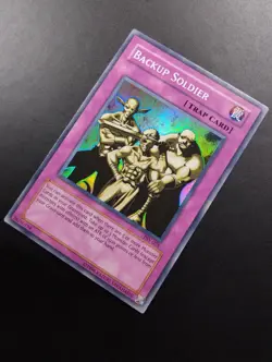 YUGIOH 2002 | BACKUP SOLDIER | PSV-028 | NORTH AMERICAN PRINT | NM - MINT - Image 3