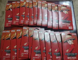 One Piece OP-13 Carrying on His Will Sleeved Booster Pack LOT 24 ENGLISH Sealed - Image 1