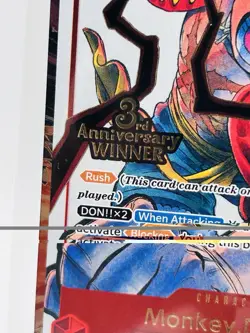 🇺🇸ST01-012 One Piece Card 3rd Anniversary Winner Pack Sealed Monkey.D.Luffy - Image 3