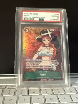 2023 Nami Alt Art One Piece CCG OP02-036 PSA 10 - Image 1